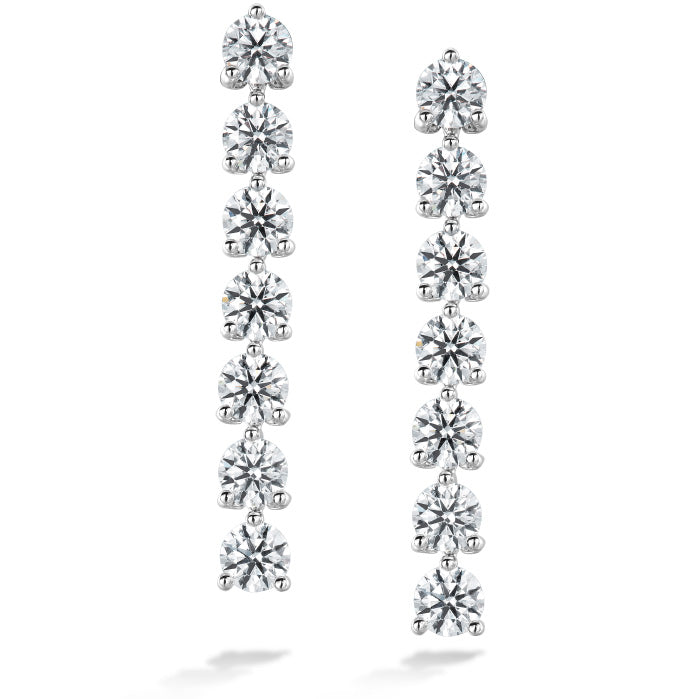 CASCADE STILETTO Diamond Earrings in White Gold (152-33309) - Vardy's Jewelers - Cupertino CA