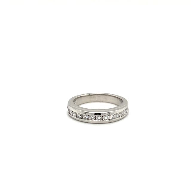 Vardy's Collection Anniversary Wedding Band in Platinum (110-00268) - My Store