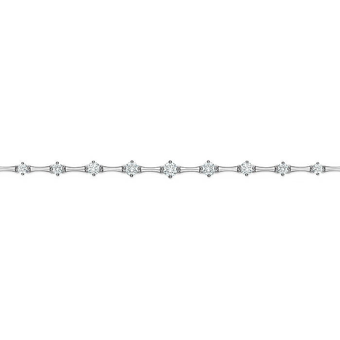 Cadence link diamond bracelet in yellow gold (170-33334)