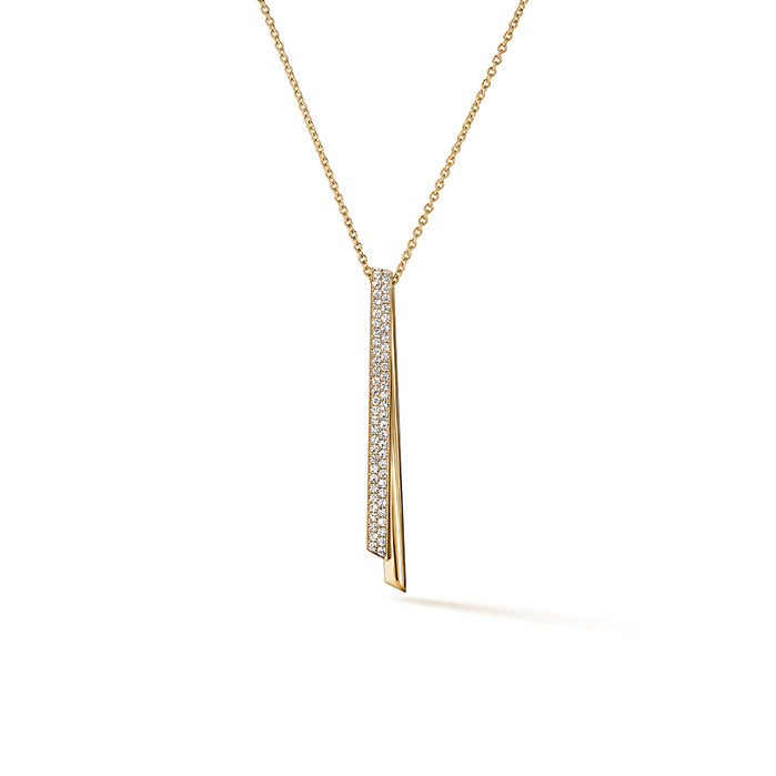 Inside/Out Diamond Flip Drop Pendant (160-33264) - My Store