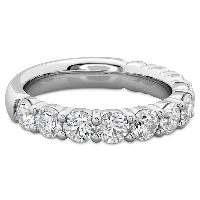 Hearts on Fire 11 Stone Wedding Band in Platinum (110-01411) - Vardy's Jewelers - Cupertino CA
