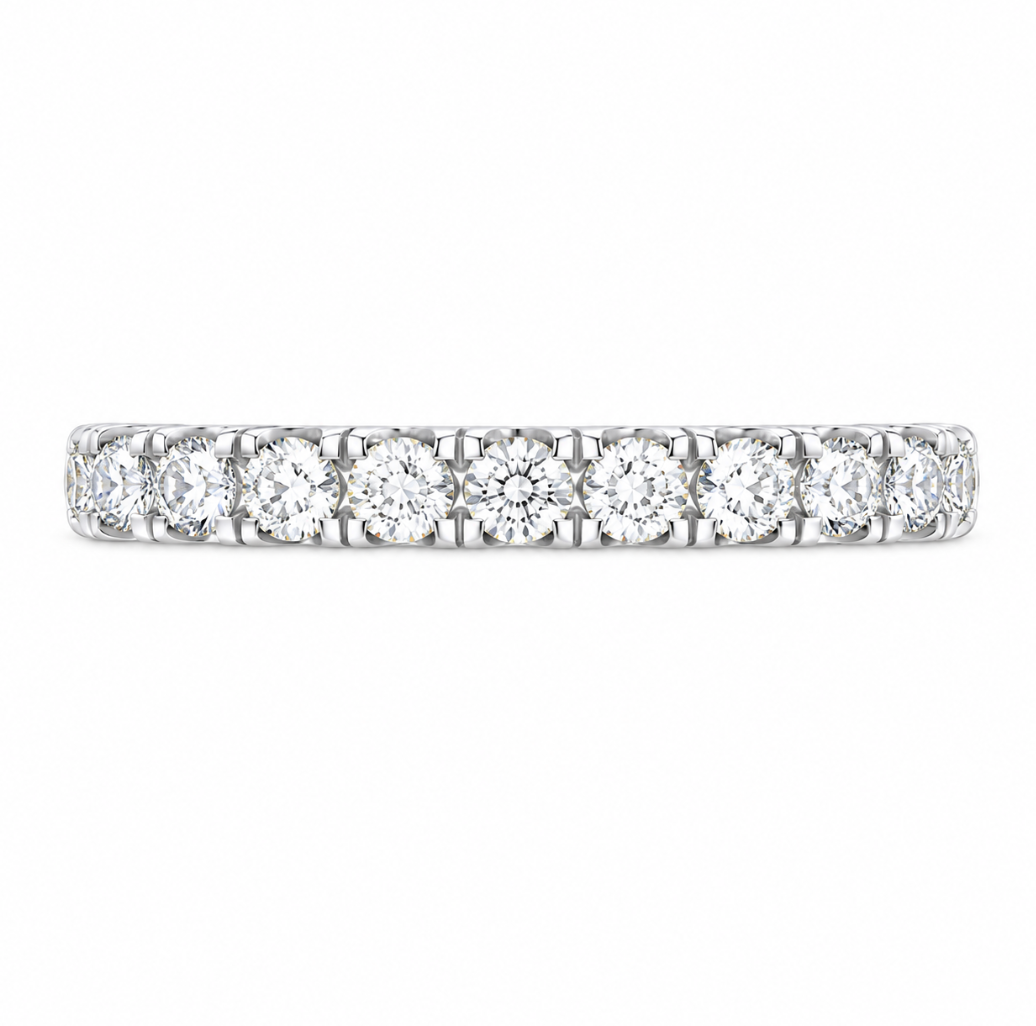 Diamond Wedding Band White Gold (110-33856)
