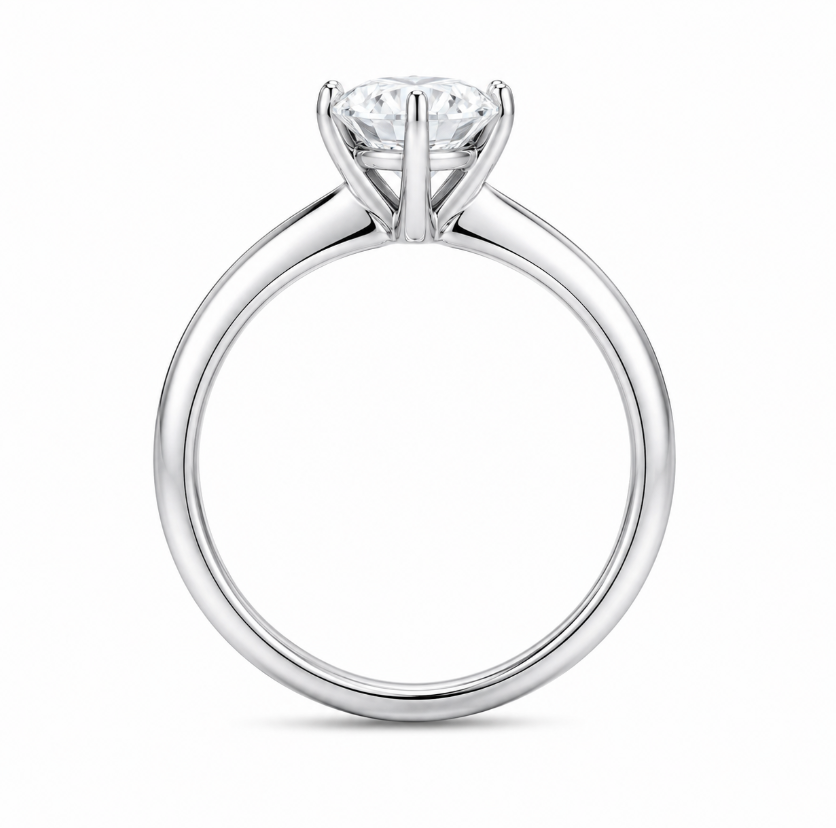 Camilla 6 Prong Engagement Ring Setting by Hearts On Fire in Platinum (470-00109)