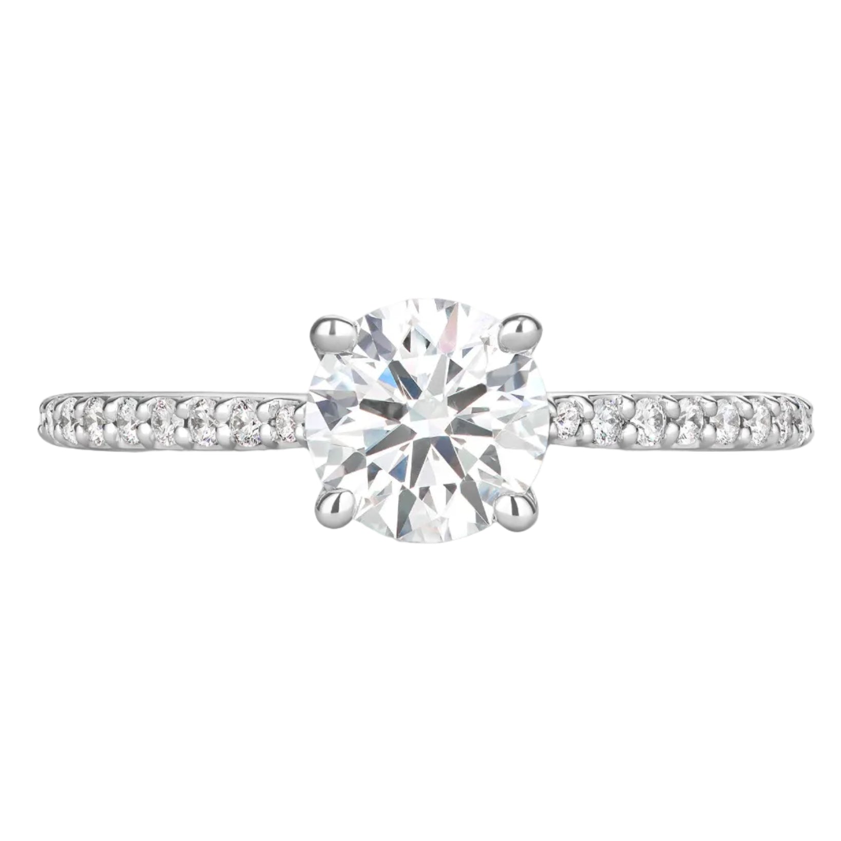 Hearts On Fire Hearts on Fire Cut Diamond Contemporary Engagement Ring in 18K White Gold (1.87ct)