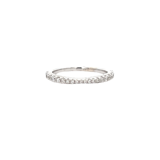 Lady's Wedding Band in White Gold (110-01481) - My Store