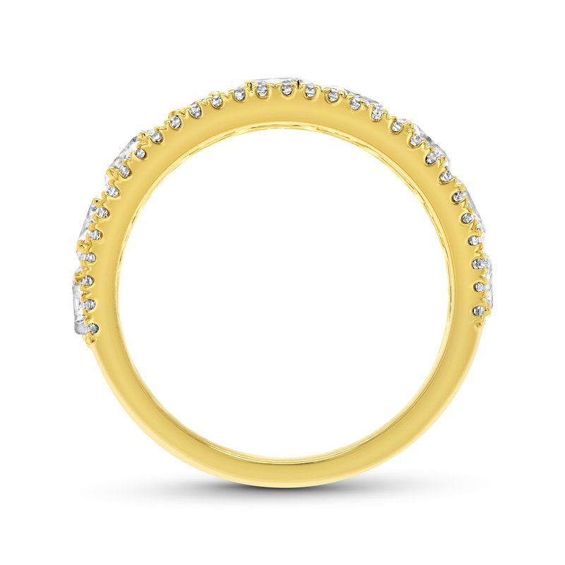 Diamond Band Fashion Ring in Yellow Gold (130-01126)