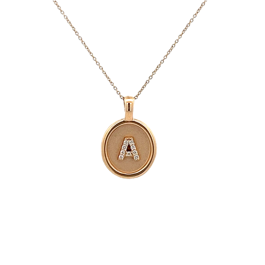 A Cluster Pendant in Yellow Gold (160-02156)