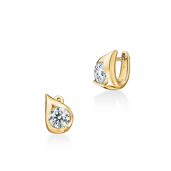 Vardy's Collection Round Diamond Stud Earrings in 18K Yellow Gold (1.47ct) - My Store
