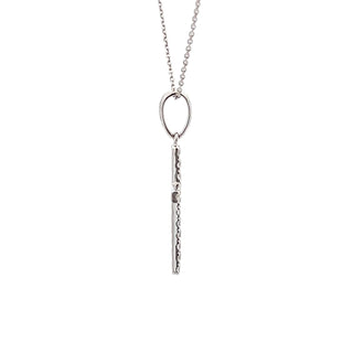 Cross Pendant in White Gold (160-02136)