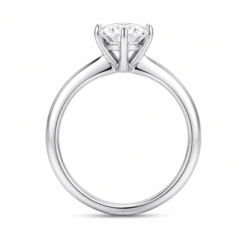 Camilla 6 Prong Engagement Ring Setting by Hearts On Fire in Platinum (470-00109)