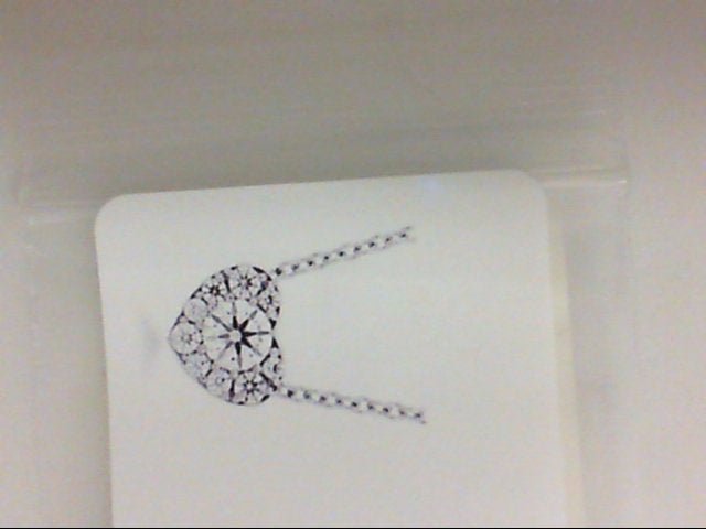 Cluster Pendant in White Gold (160-02162)