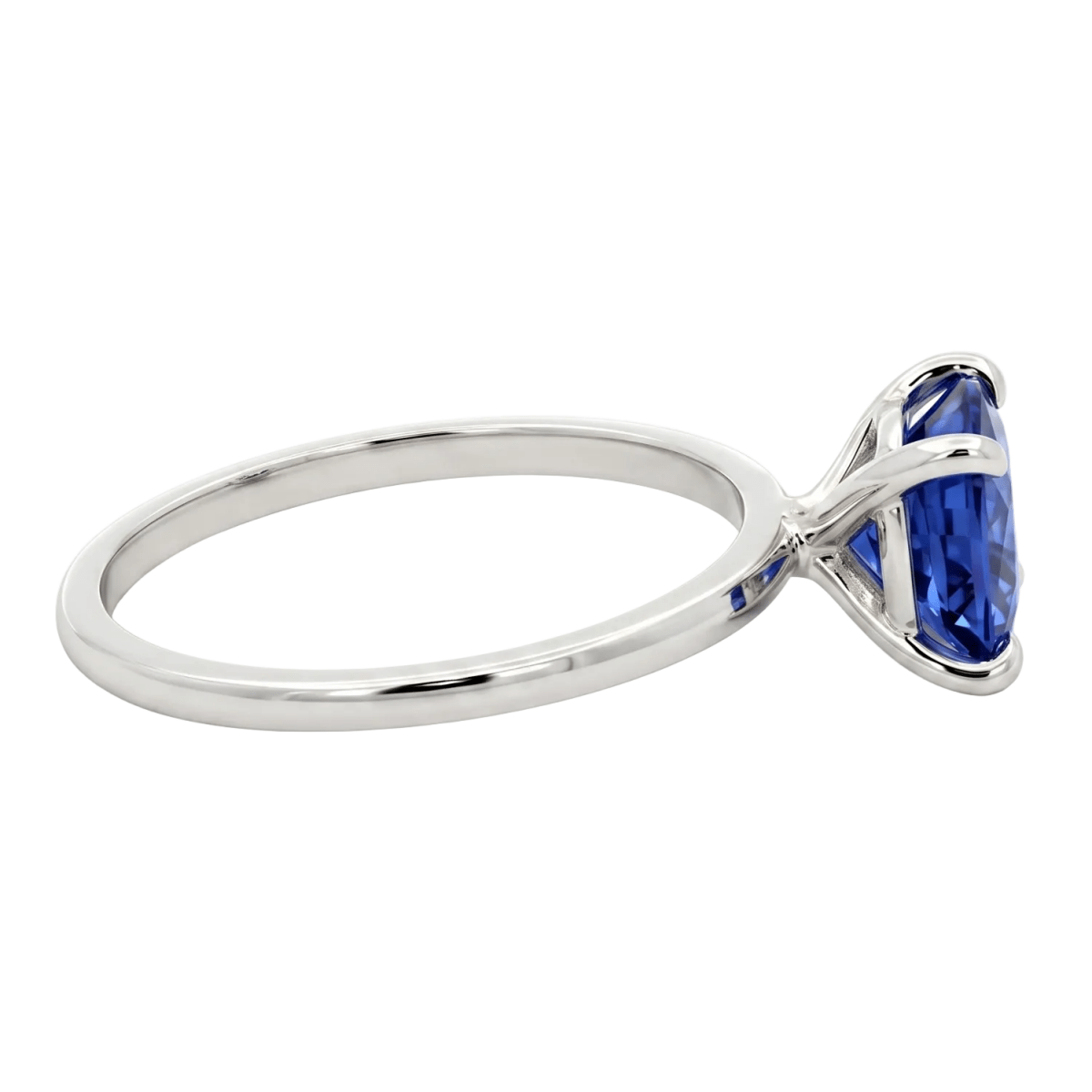 Cushion Tanzanite Platinum Fashion Ring (200 - 01359)