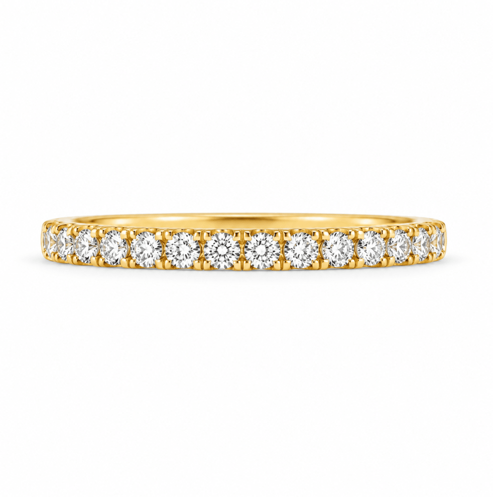 Diamond Wedding Band Yellow Gold (110-33858)