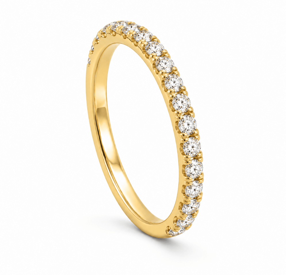 Diamond Wedding Band Yellow Gold (110-33862)