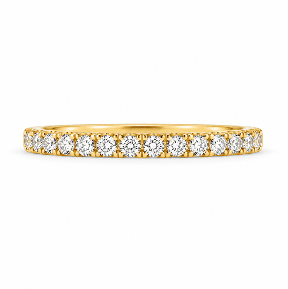 Diamond Wedding Band Yellow Gold (110-33862)