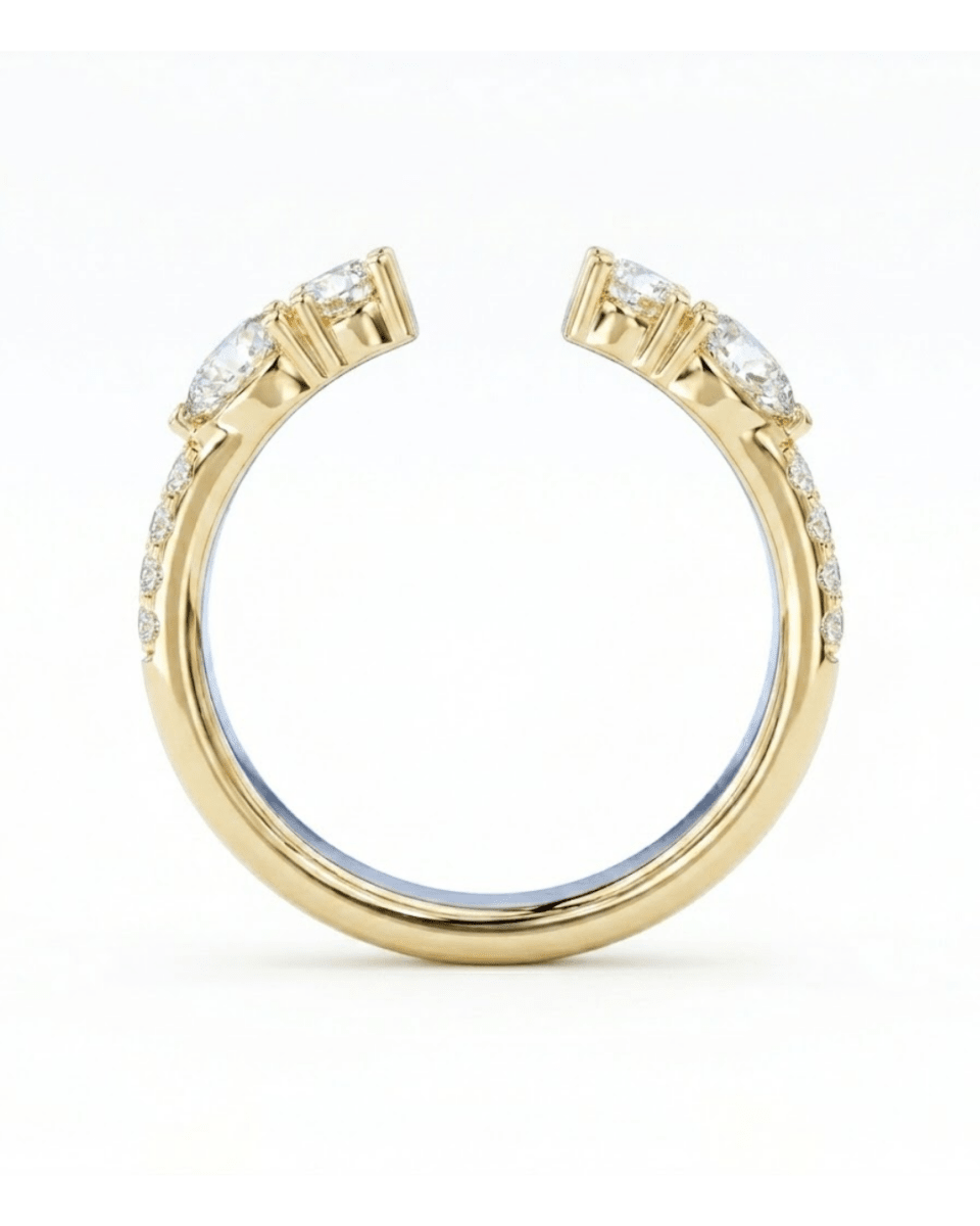 Eclipse Collection Fashion Band In Yellow Gold (130-33149)