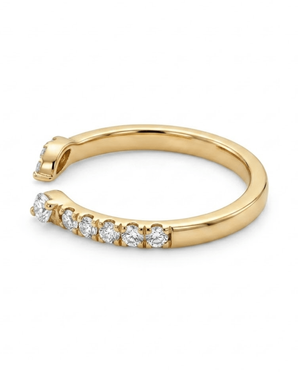 Eclipse Diamond Band Fashion Ring in Yellow Gold (130-33147)
