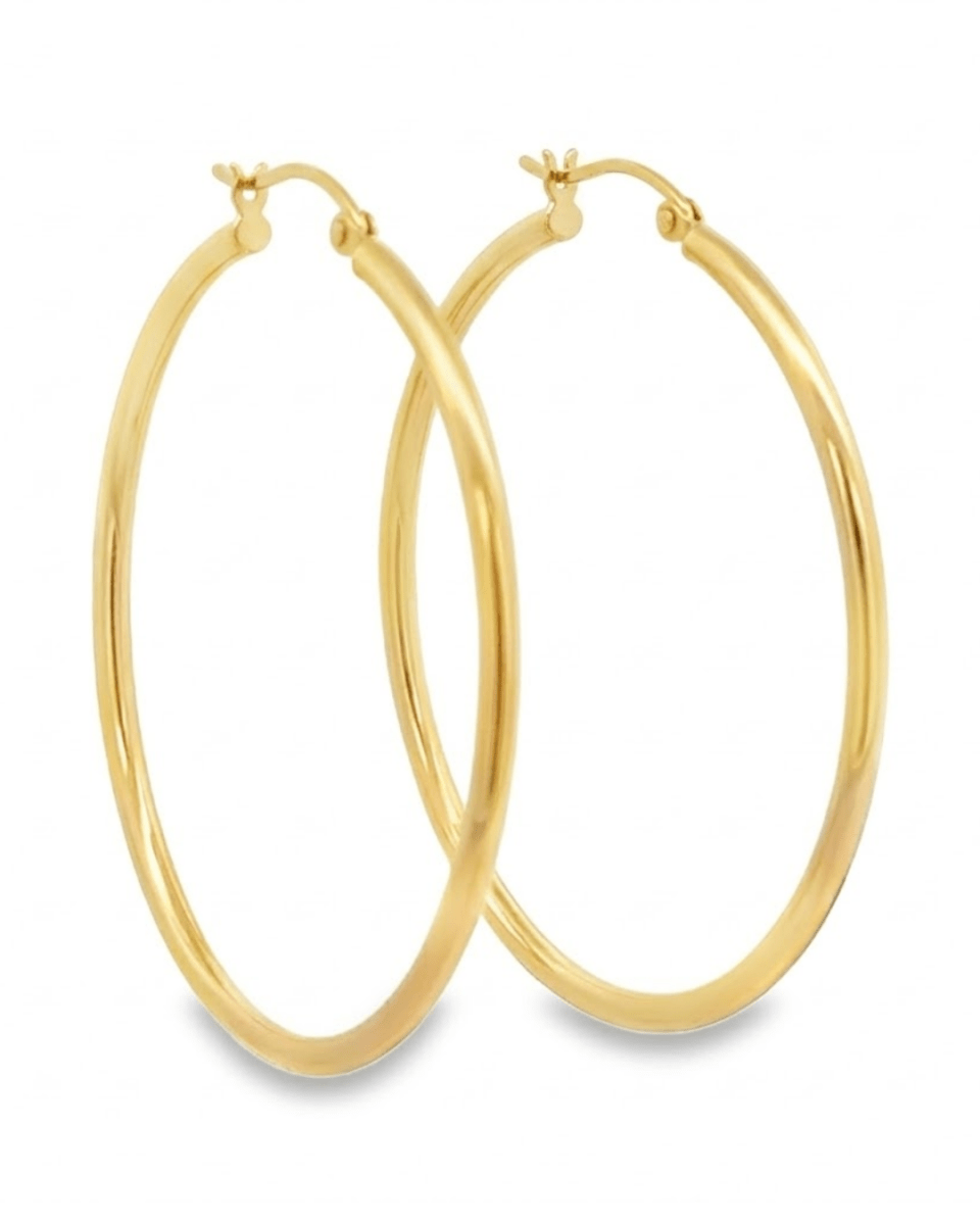 Gold Hoop Earrings in Yellow Gold (425-33367)