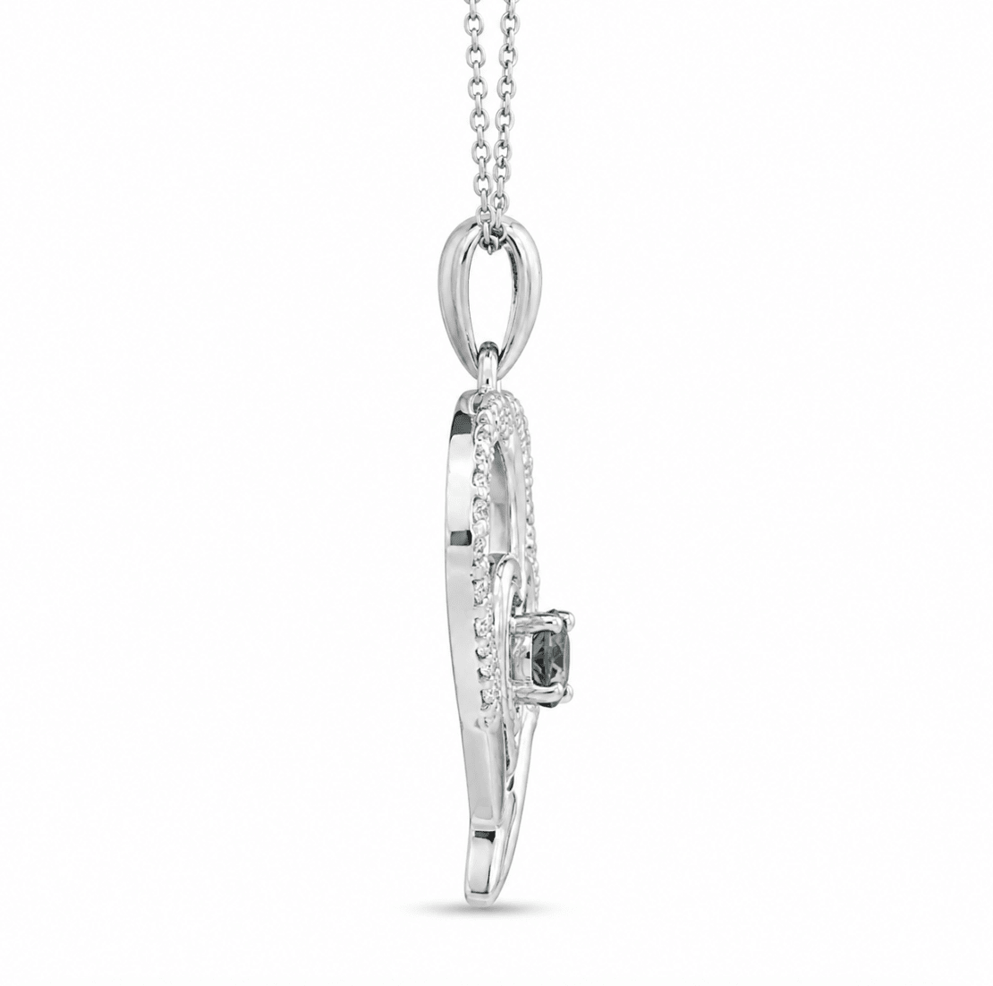 Heart Pendant in White Gold (230-01465)