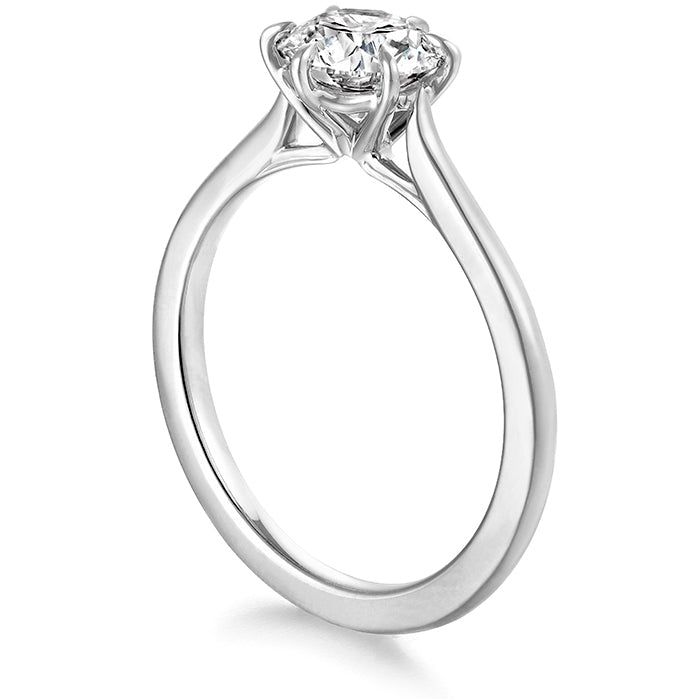 Hearts On Fire Camilla 6 Prong Engagement Ring in Platinum