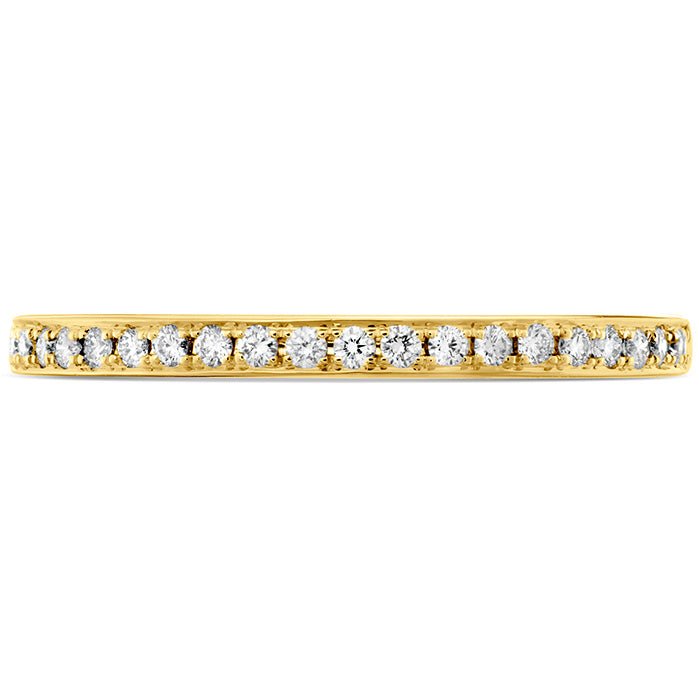 Hearts On Fire Channel Set Wedding Band with 0.129ctw Hearts On Fire Cut Diamonds in 18K Yellow Gold (0.13ct)