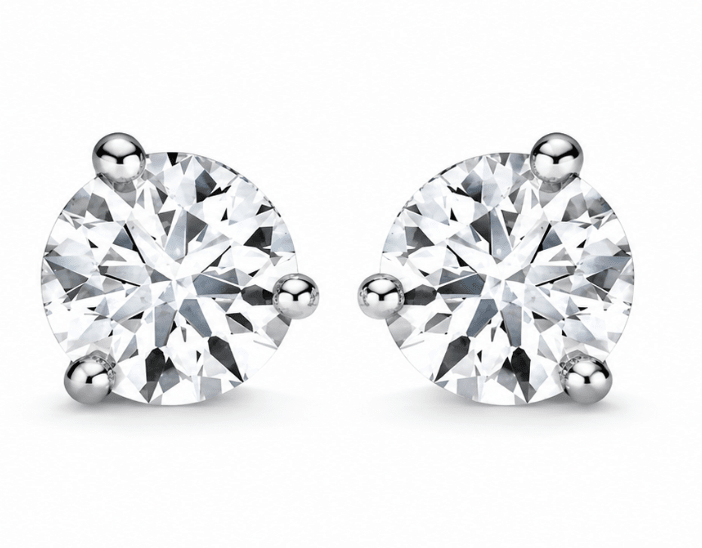 Hearts on Fire Diamond Stud Fashion Earrings in White Gold (150-02140)