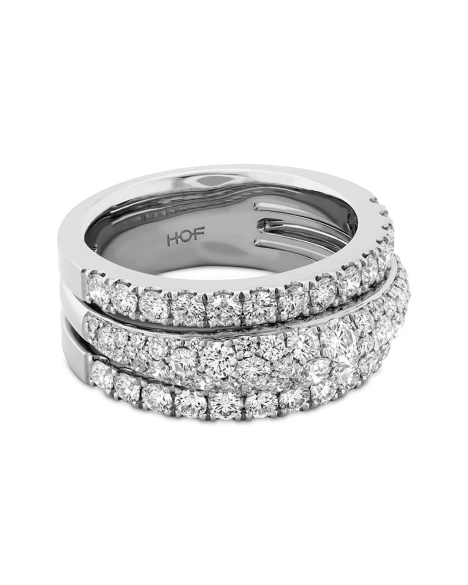 Hearts on Fire Fashion Ring in White Gold (130-01093)