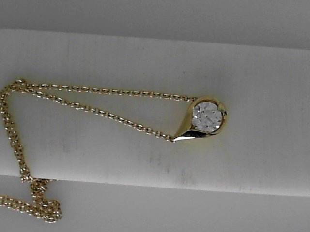 Hearts On Fire Free Form Pendant with 0.52ct Hearts On Fire Cut Diamond in 18K Yellow Gold (0.52ct)