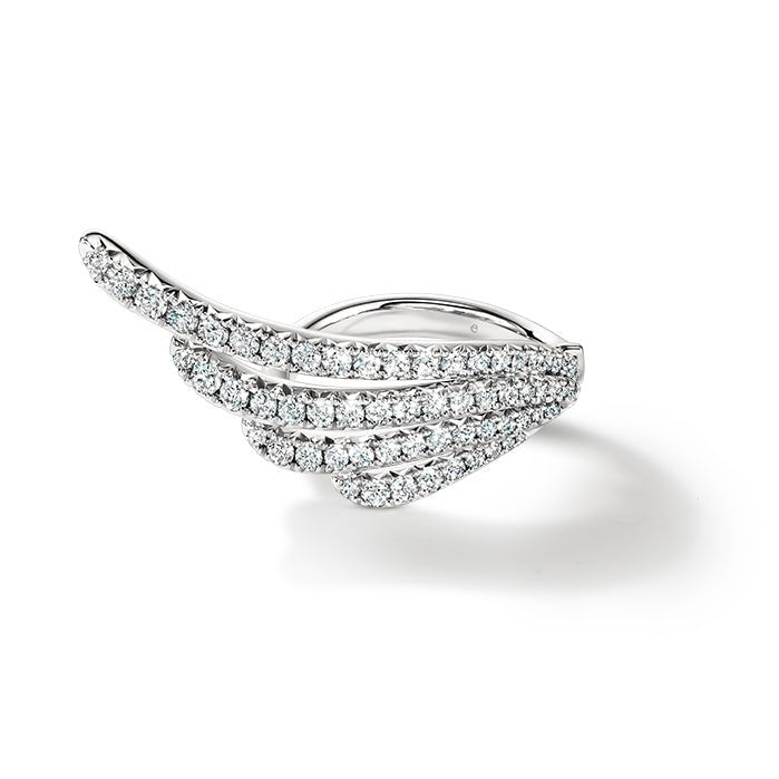 Hearts On Fire French Pavé Diamond Ring in 18K White Gold (1.3ct)