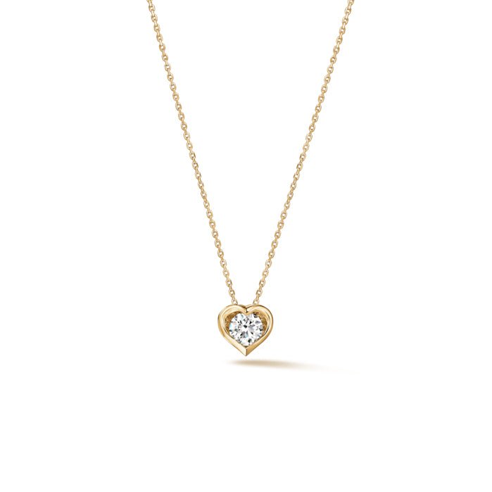 Hearts On Fire Heart Shape Diamond Pendant in 18K Yellow Gold (0.25ct)