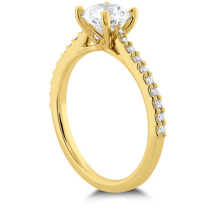 Hearts On Fire Hearts on Fire Cut Diamond Prong Engagement Ring in 18K Yellow Gold (1.23ctw)
