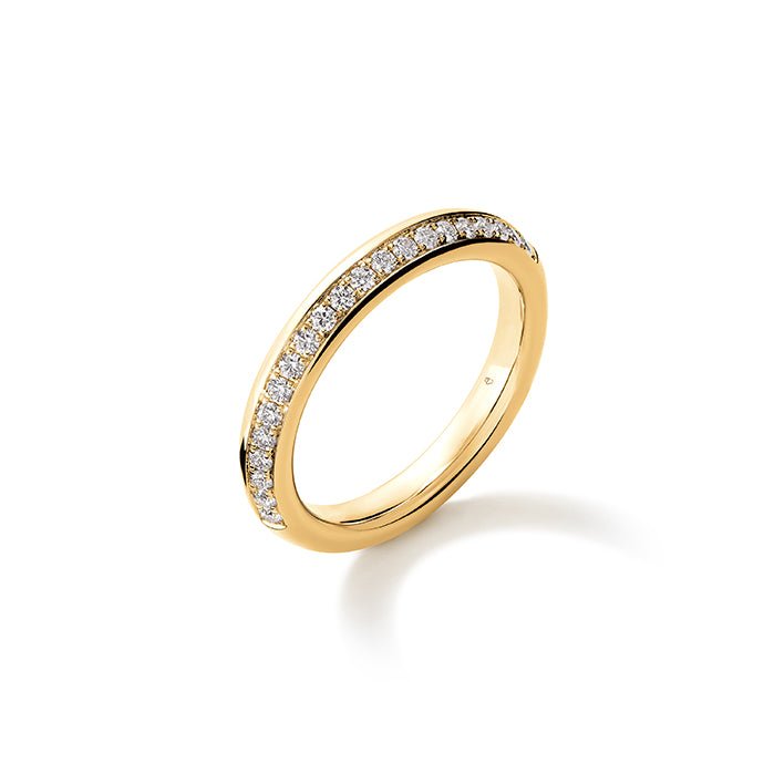 Hearts On Fire Hearts On Fire Cut G/H Vs2 Diamond Barre Pave Wedding Band in 18K Yellow Gold (0.33ct)