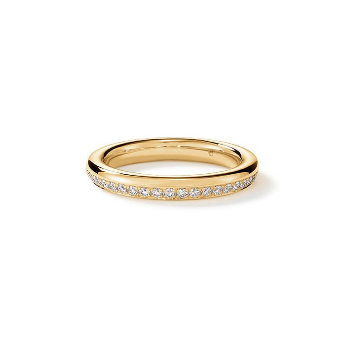 Hearts On Fire Hearts On Fire Cut G/H Vs2 Diamond Barre Pave Wedding Band in 18K Yellow Gold (0.33ct)