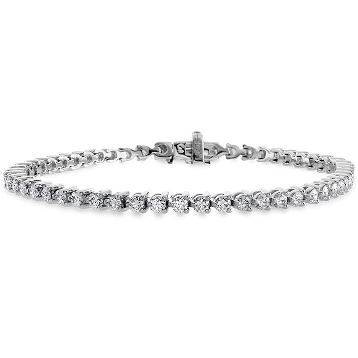 Hearts On Fire Hearts On Fire Cut G/H Vs2 Diamond Tennis Bracelet in 18K White Gold (3.51tcw)