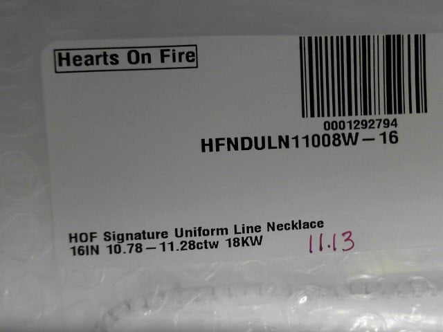 Hearts On Fire Hearts on Fire HOF Signature G/H Vs2 Diamond Collar Necklace in 18K White Gold (11.13ctw)