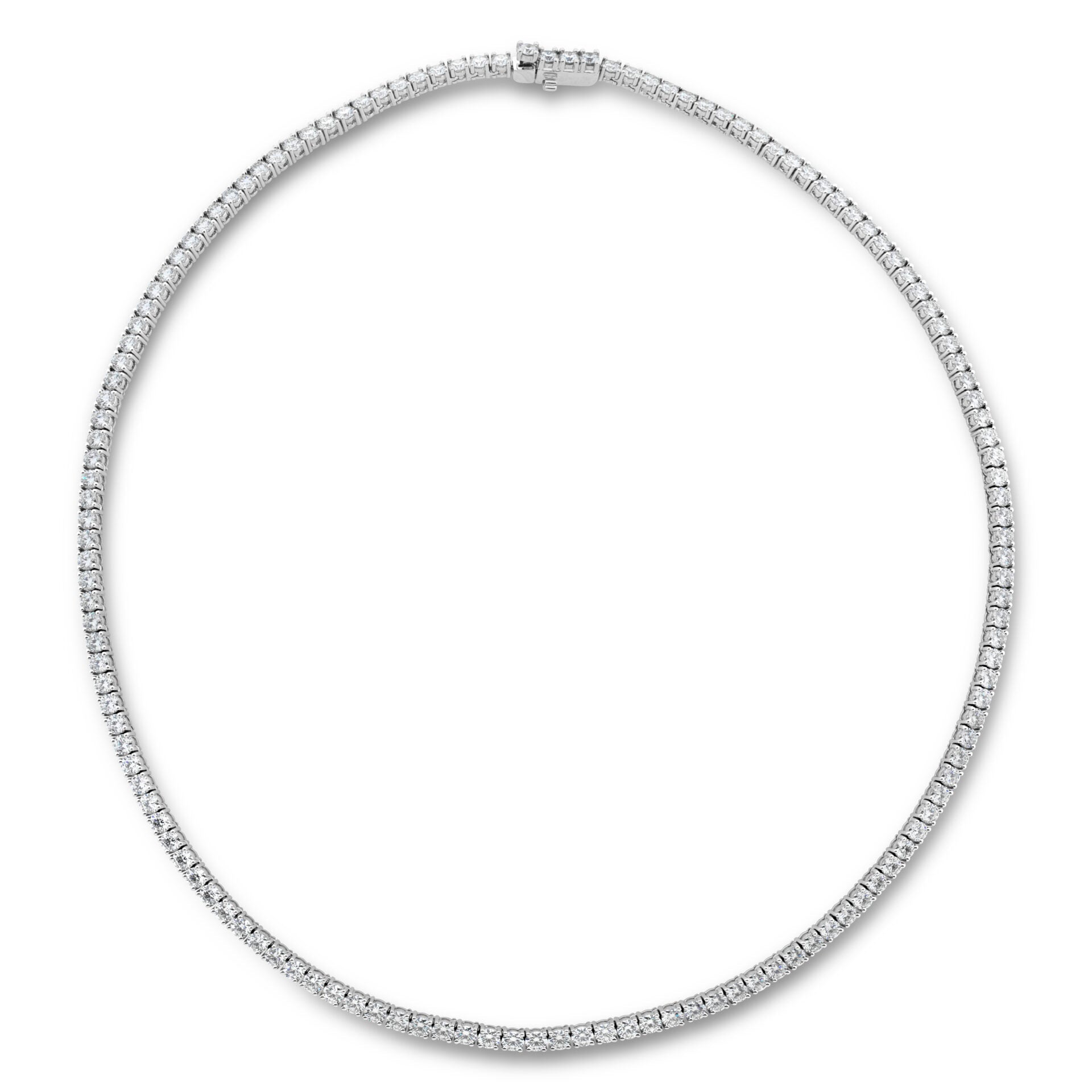 Hearts On Fire Hearts on Fire HOF Signature G/H Vs2 Diamond Collar Necklace in 18K White Gold (11.13ctw)