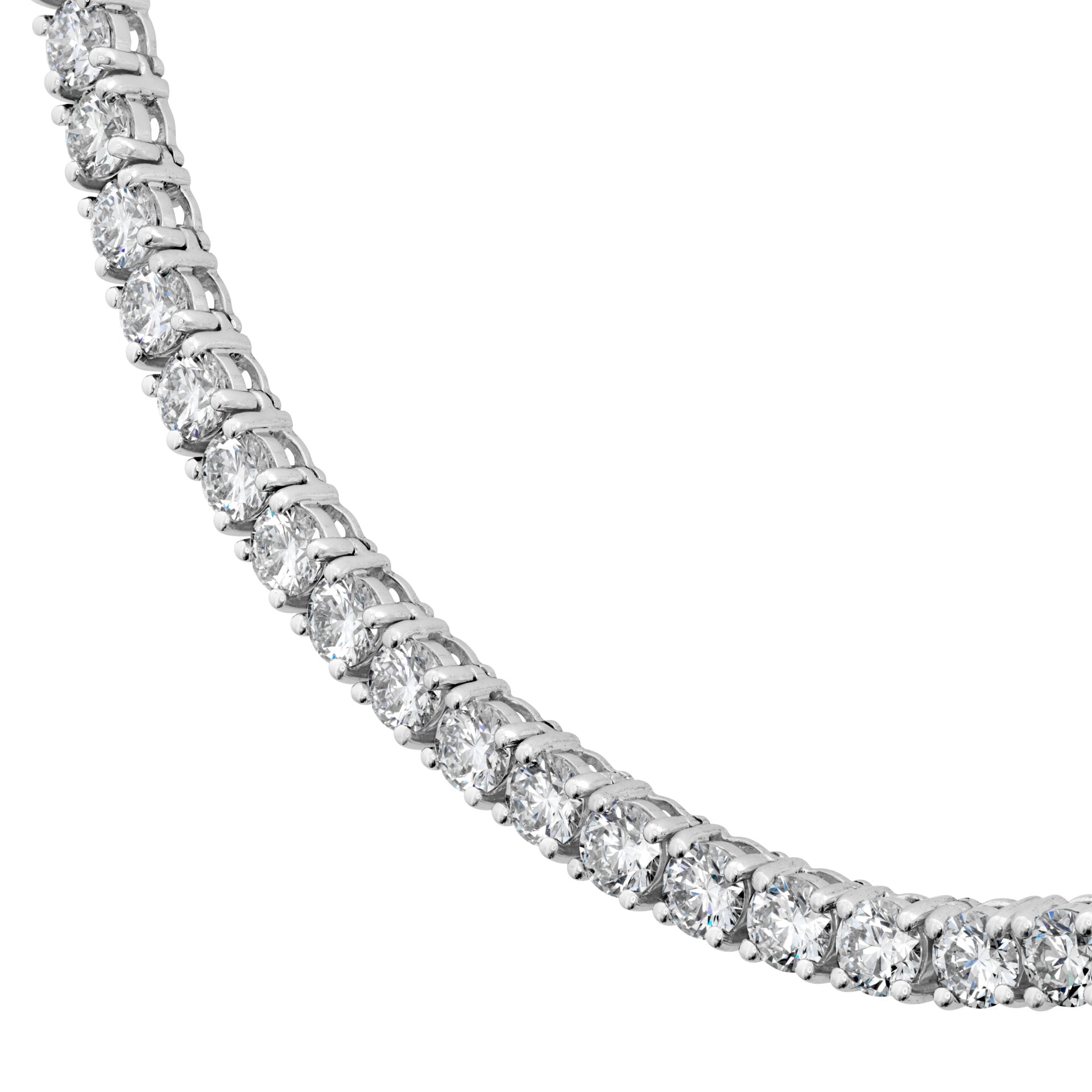 Hearts On Fire Hearts on Fire HOF Signature G/H Vs2 Diamond Collar Necklace in 18K White Gold (11.13ctw)
