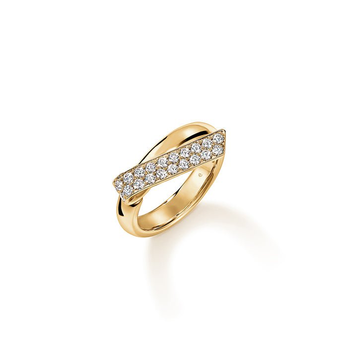 Hearts On Fire Inside Out Flip Pavé Ring in 18K Yellow Gold (0.47ct)