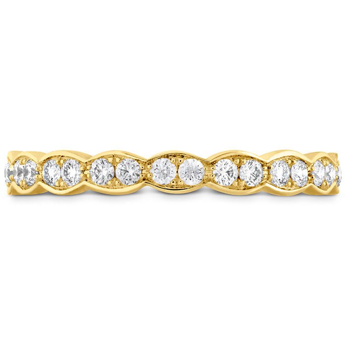 Hearts On Fire Lorelei Floral Band in 18K Yellow Gold (0.15ct)