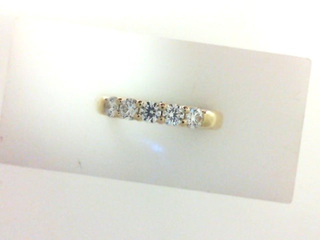 Hearts On Fire Signature 5 Stone Wedding Band in 18K Yellow Gold (0.48ct)