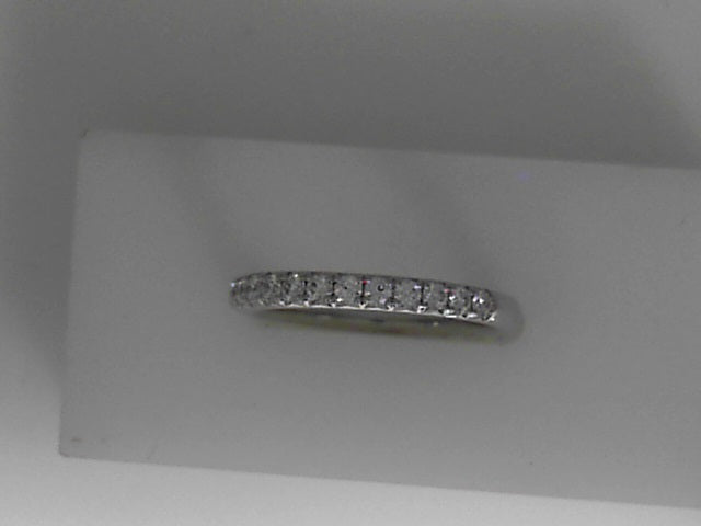 Hearts On Fire Three Quarters Wedding Band with French Cut Pave in Platinum (0.56ctw)
