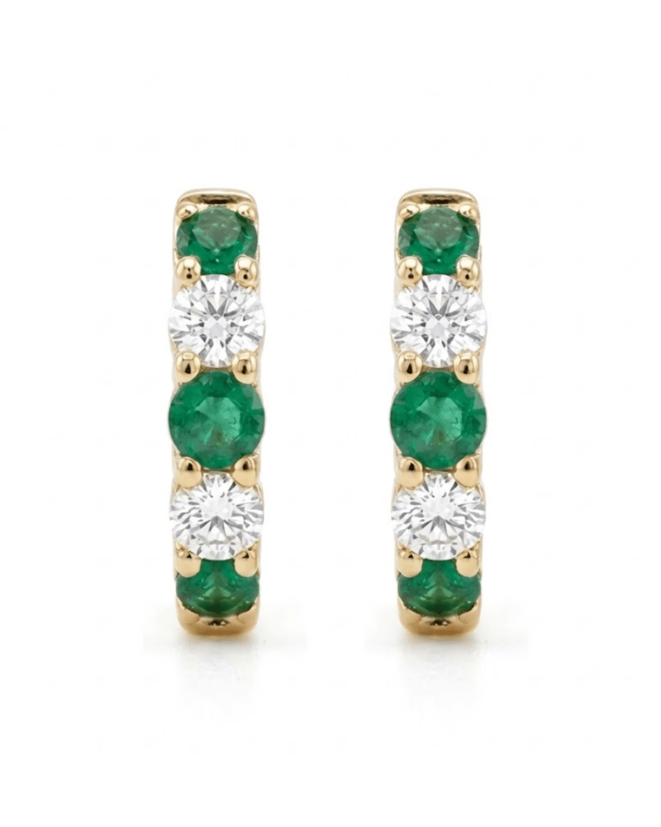 Huggie Earrings in Yellow Gold (210-01576)
