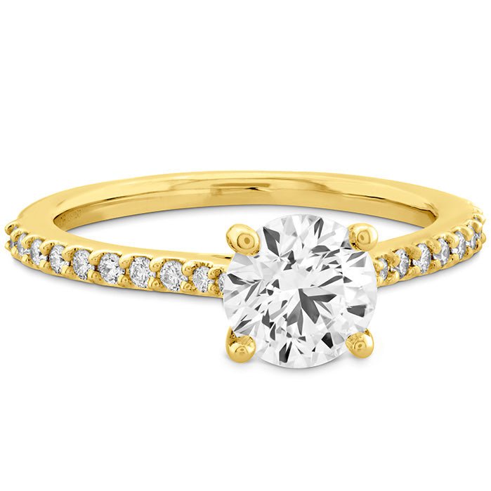 Luxe Camilla Engagement Ring by Hearts On Fire in 18k Yellow Gold (140 - 01007)