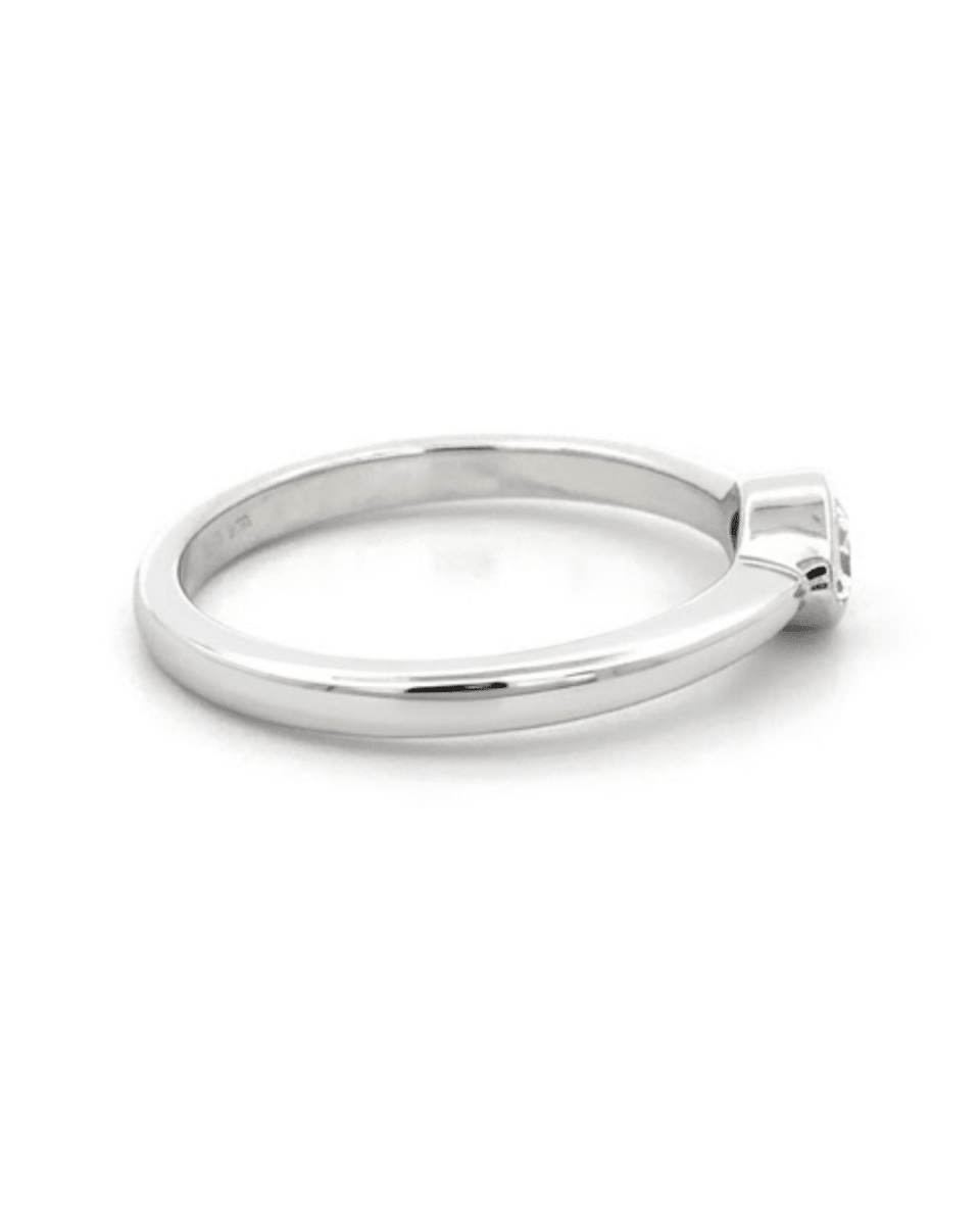 Marquise Bezel Set Fashion Ring in White Gold (130-33165)