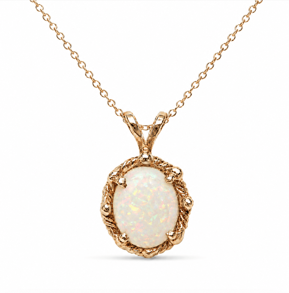 Opal Pendant in Yellow Gold (230-01518)