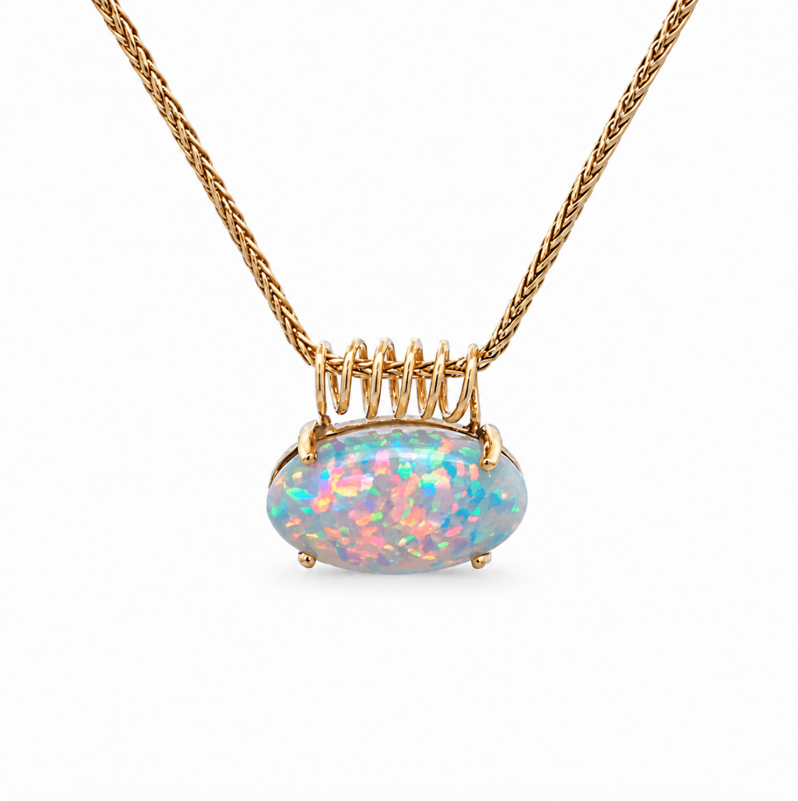 Opal Pendant in Yellow Gold (230-01521)