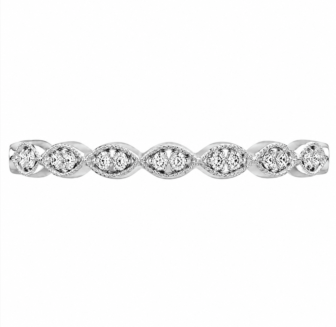 Platinum Vintage Style Engagement Ring (105-00143)