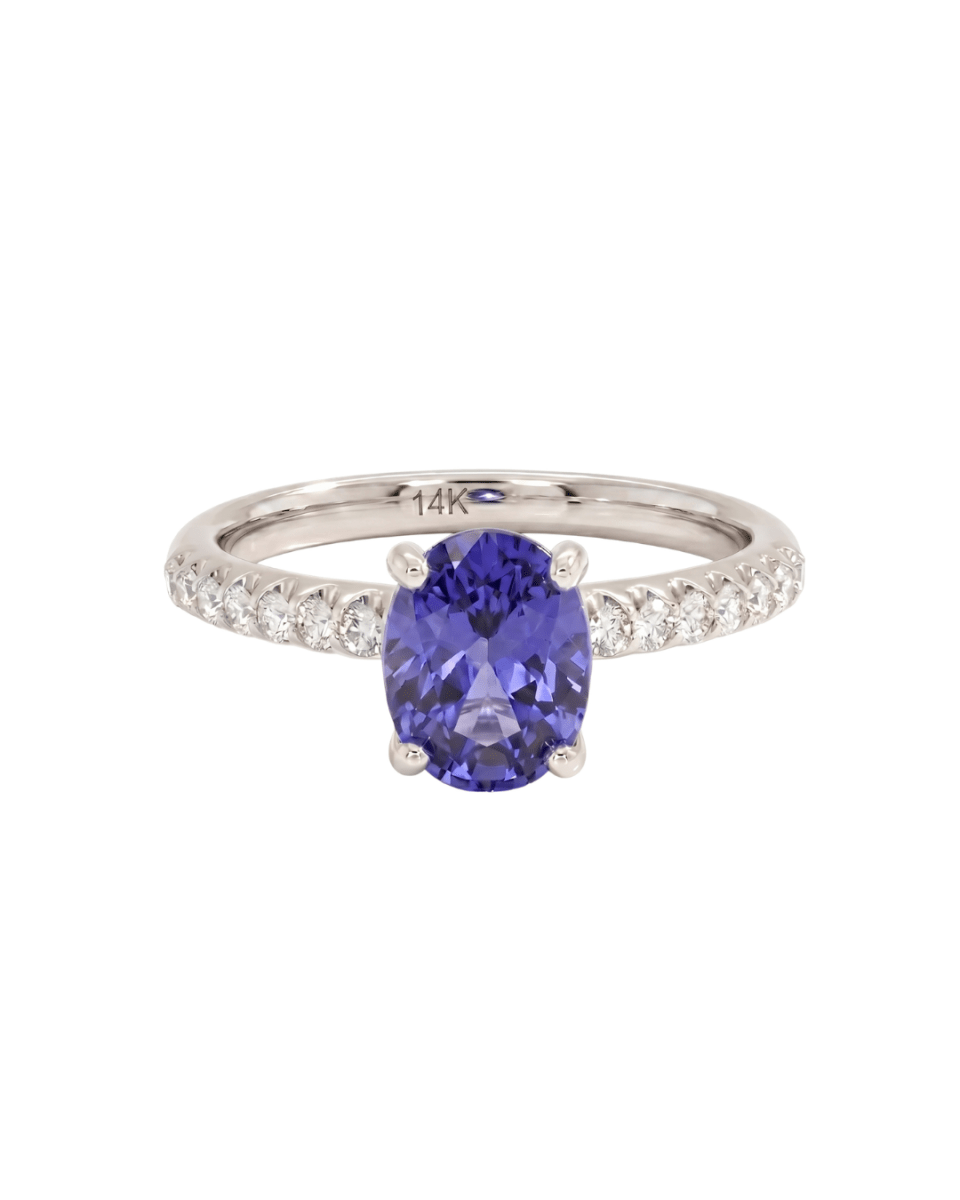Purple Sapphire & Diamond Fashion Ring (200 - 01127)
