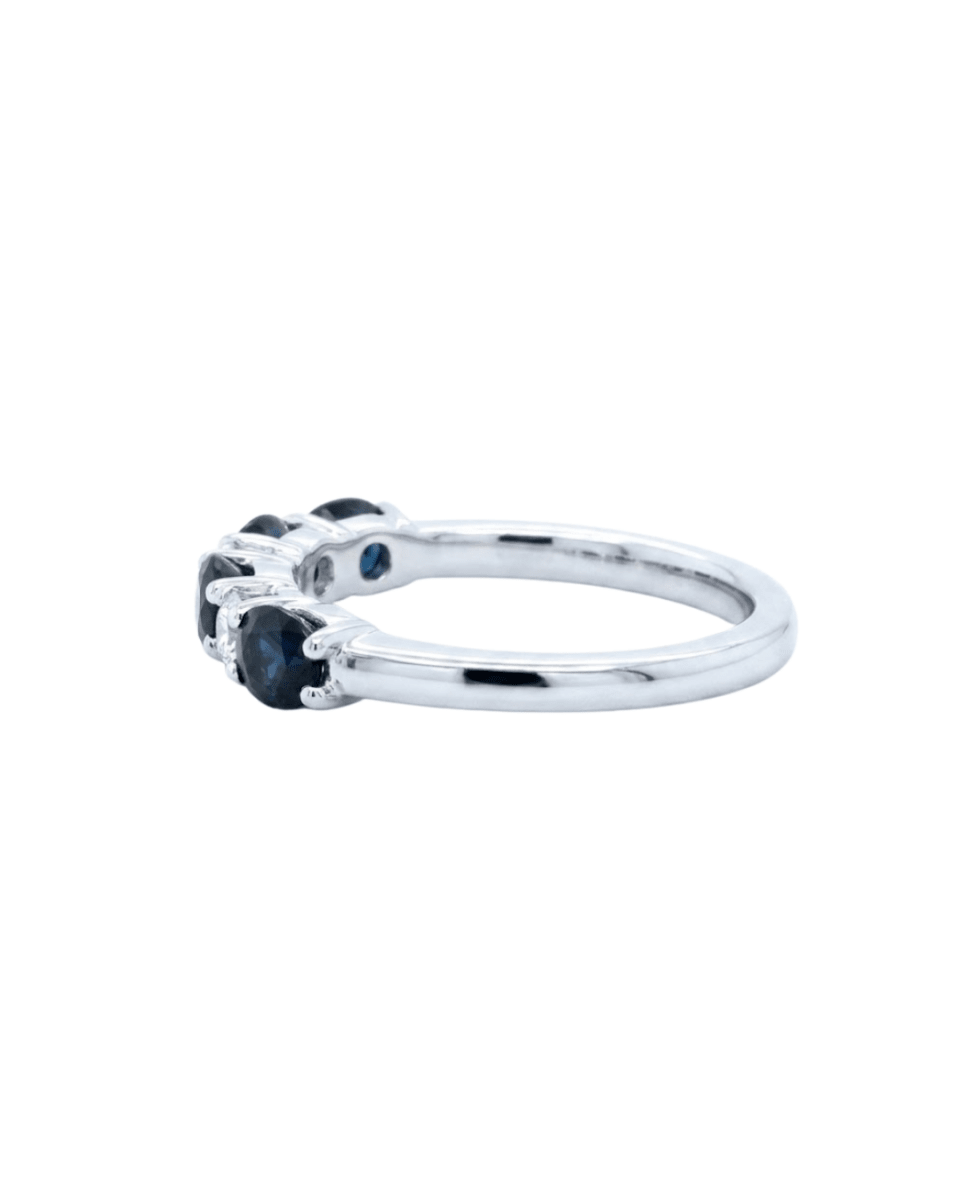 Sapphire & Diamond Fashion Ring in White Gold (200 - 01282)