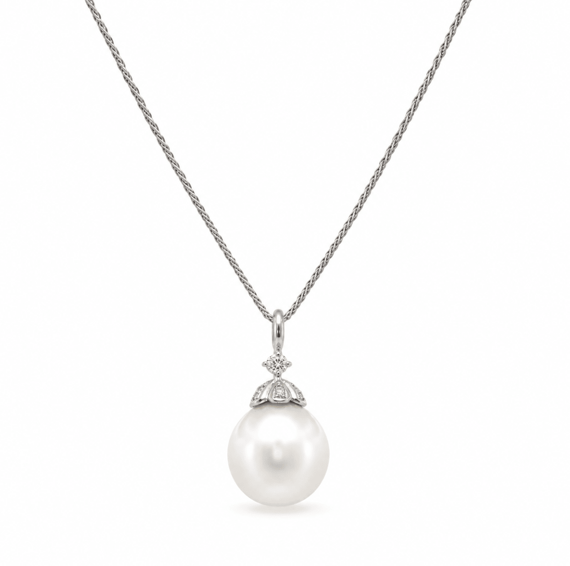 So Sea Pearl & Diamond Pendant (320-33890)